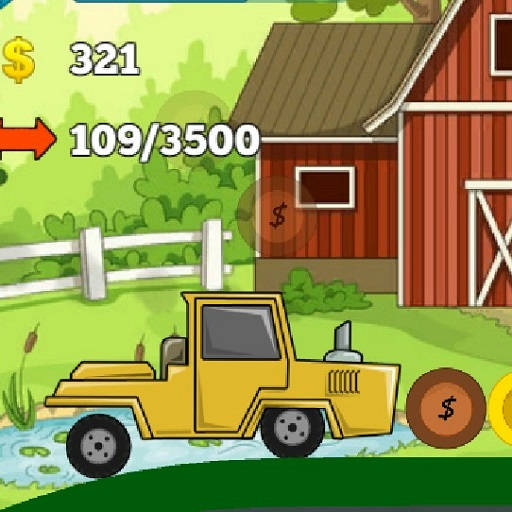 Play 2d tractor hill climb