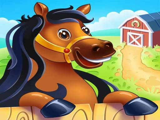 Play Animal Farm for Kids. Toddler games online