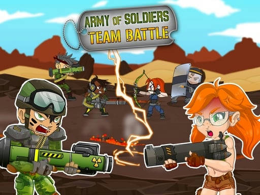 Play Army of soldiers : Team Battle