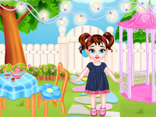 Play Baby Taylor Backyard Decorating