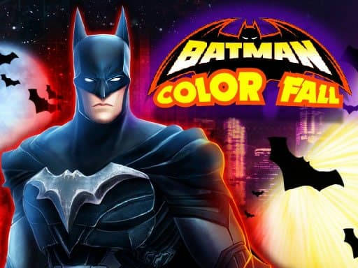 Play Batman Color Fall Puzzle Game