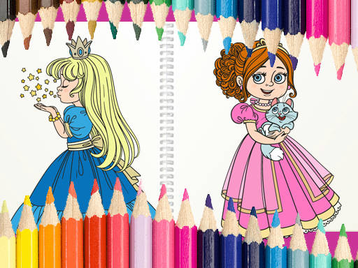 Play Beautiful Princess Coloring Book