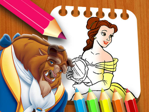 Play Beauty & the Beast Coloring Book