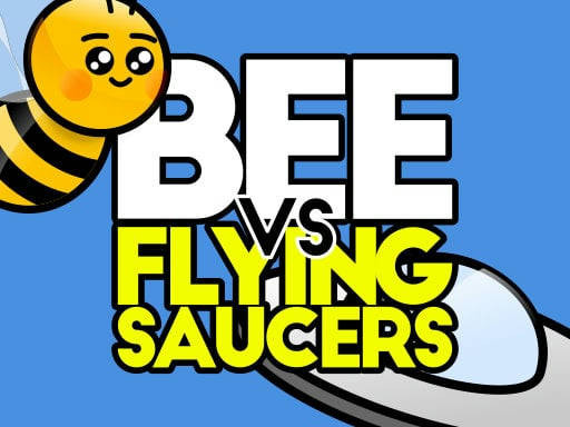 Play Bee vs flying saucers