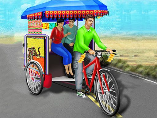 Play Bicycle Rickshaw Simulator