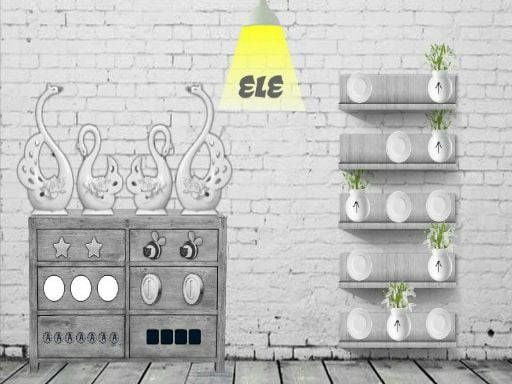 Play Black and white House Escape