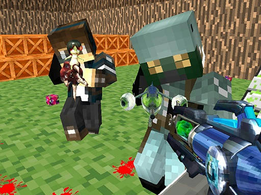 Play Blocky Gun Paintball