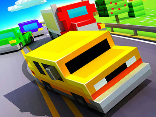 Play Blocky Highway: Traffic Racing