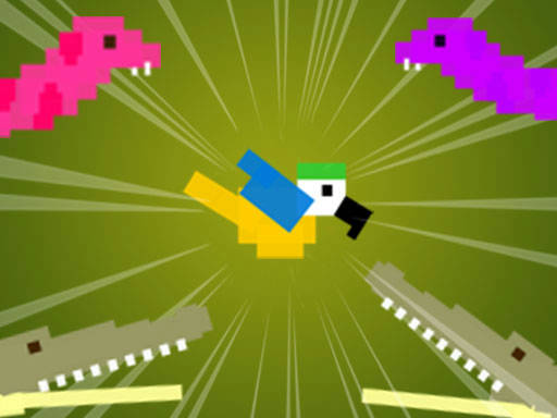 Play Blocky Parrot