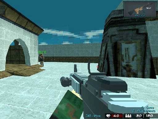 Play Blocky Shooting Arena 3D Pixel Combat