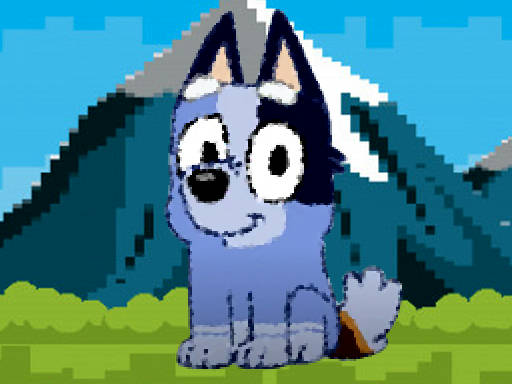 Play bluey dog pixal