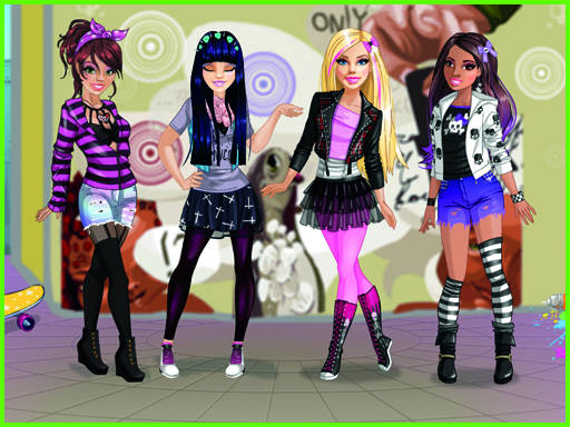 Play Bonnie Rocker Chick   Dress Up Game