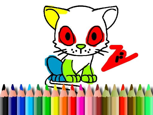 Play BTS Cat Coloring