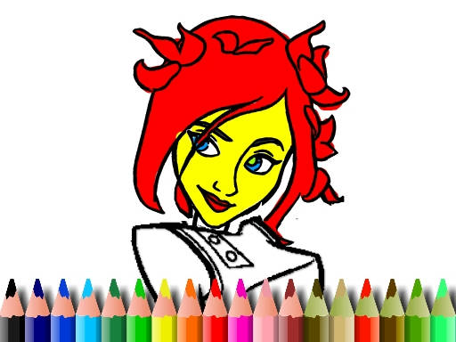 Play BTS Cute Girl Coloring