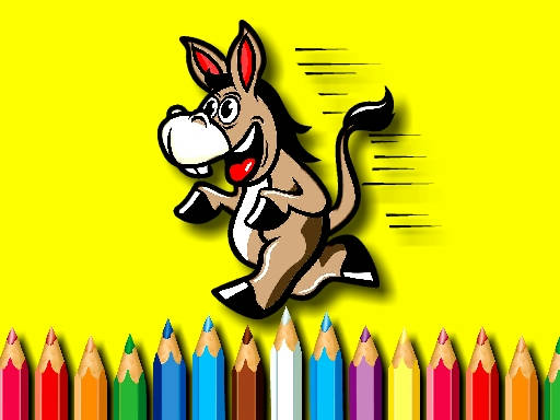 Play BTS Donkey Coloring Book