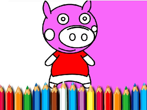 Play BTS Pig Coloring Game