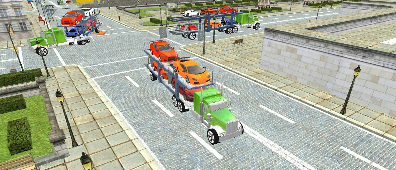 Play Car Carrier Trailer