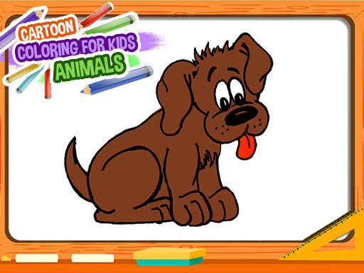 Play Cartoon Coloring Book for Kids - Animals