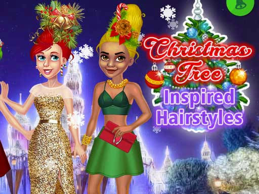 Play Christmas Tree Inspired Hairstyles