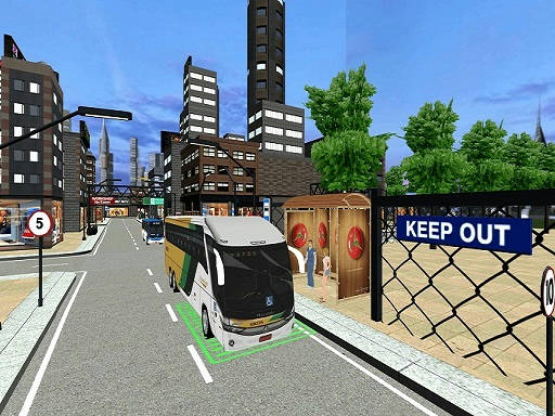 Play City Coach Bus Passenger Driving :Bus Parking 2021