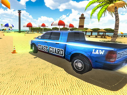 Play Coast Guard: Beach Car Parking