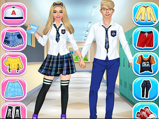 Play College Girl & Boy Makeover