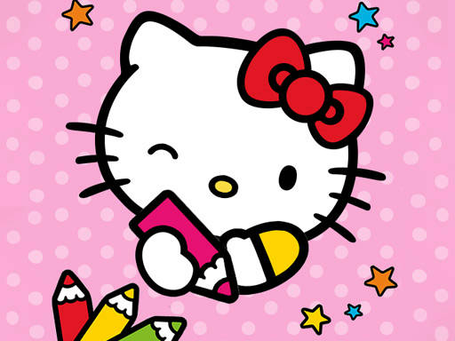 Play Color By Number With Hello Kitty