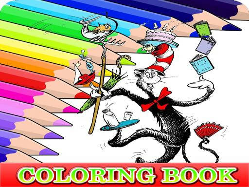 Play Coloring Book for Cat In The Hat