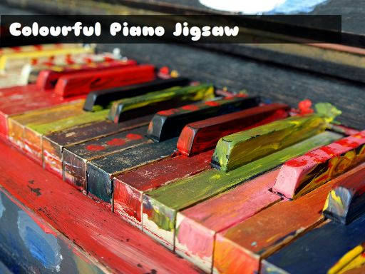 Play Colourful Piano Jigsaw