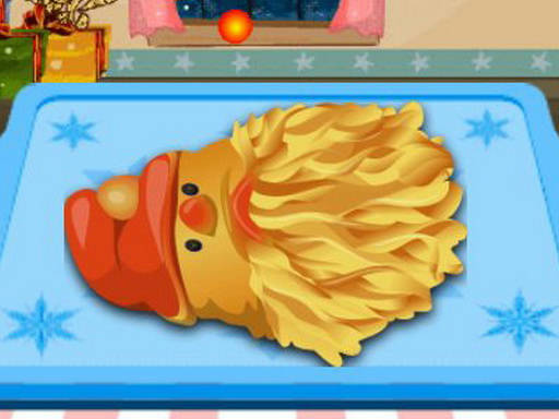 Play Cooking Golden Santa Bread