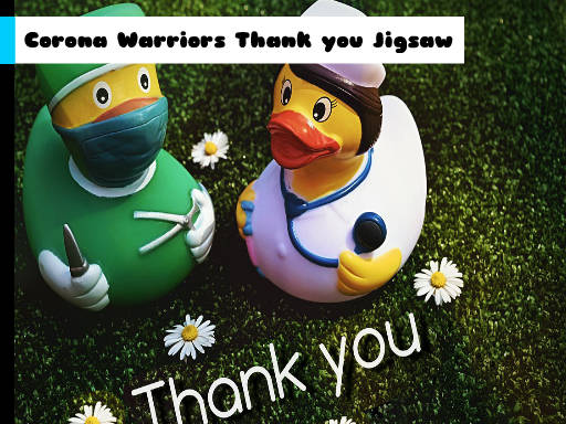 Play Corona Warriors Thank you Jigsaw