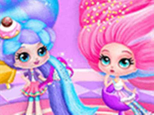 Play Cotton Candy Style Hair Salon - Fancy Hairstyles