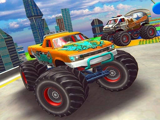 Play Crazy Monster Jam Truck Race Game 3D