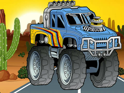 Play Crazy Monster Truck Jigsaw