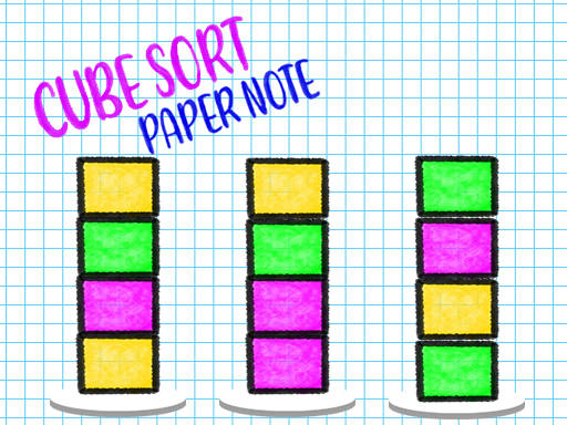 Play Cube Sort: Paper Note