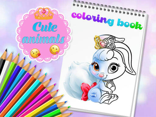 Play Cute Animals Coloring Book