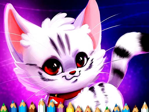 Play Cute Kitty Coloring