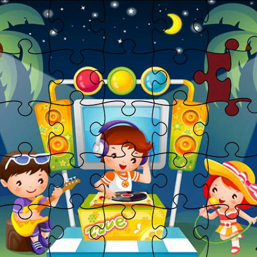 Play Cute Little Kids Jigsaw