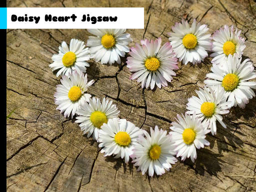 Play Daisy Heart Jigsaw