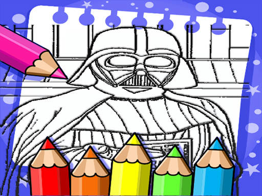 Play Darth Vader Coloring Book