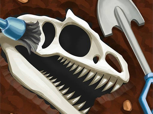 Play Dinosaur bone digging Game