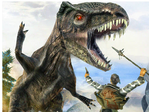 Play DINOSAUR HUNTING DINO ATTACK Jigsaw