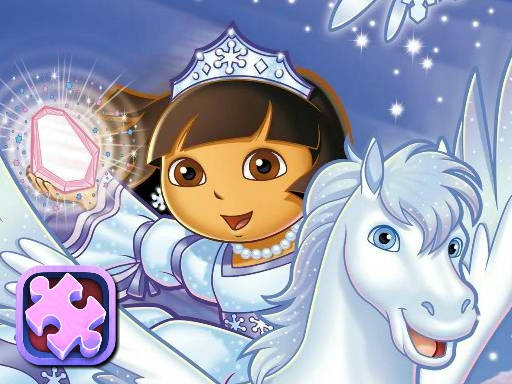 Play Dora Winter Holiday Puzzles