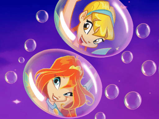 Play Draw Winx Bubble Path