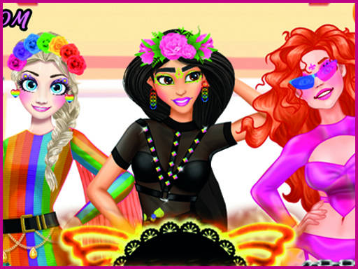 Play Dress Up Game: Burning Man Stay Home