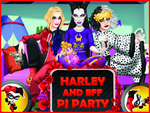 Play Dress Up Game: Harley and BFF PJ Party