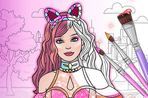 Play Dress Up Games & Coloring Book