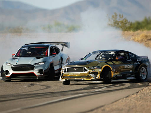 Play Drifting Mustang Car Puzzle