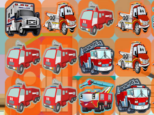 Play Emergency Trucks Match 3