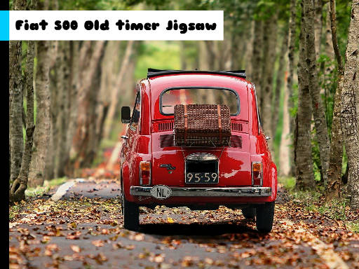 Play Fiat 500 Old Timer Jigsaw